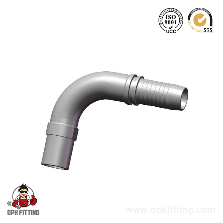 50091 90° Metric Standpipe Straight DIN 2353